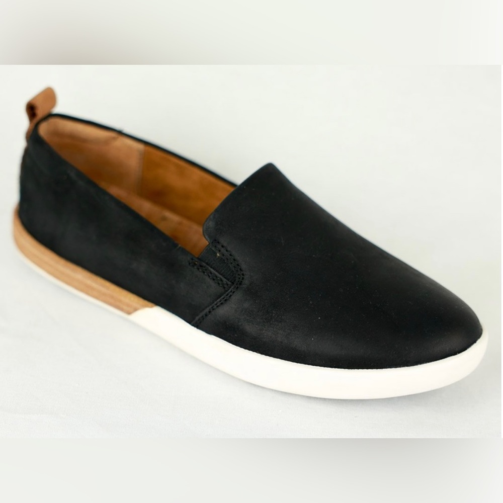 Kork Ease Peyton Black Leather Slip-On Sneaker
